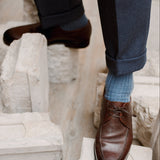 Bleu acier - Gamme Bison - Laine