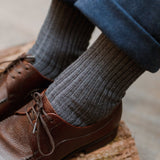 Grau meliert - Sortiment Bison - Wolle