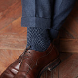 Navy & sky - Bison Caviar range - Wool