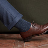 Navy & sky - Bison Caviar range - Wool