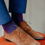 Bleu outremer & Rouge - Caviar - Super-solide fil d'Écosse