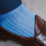 Bleu ciel - Fil d'Écosse