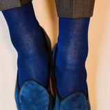 Marine & Bleu Roi - Caviar - Fil d'Écosse