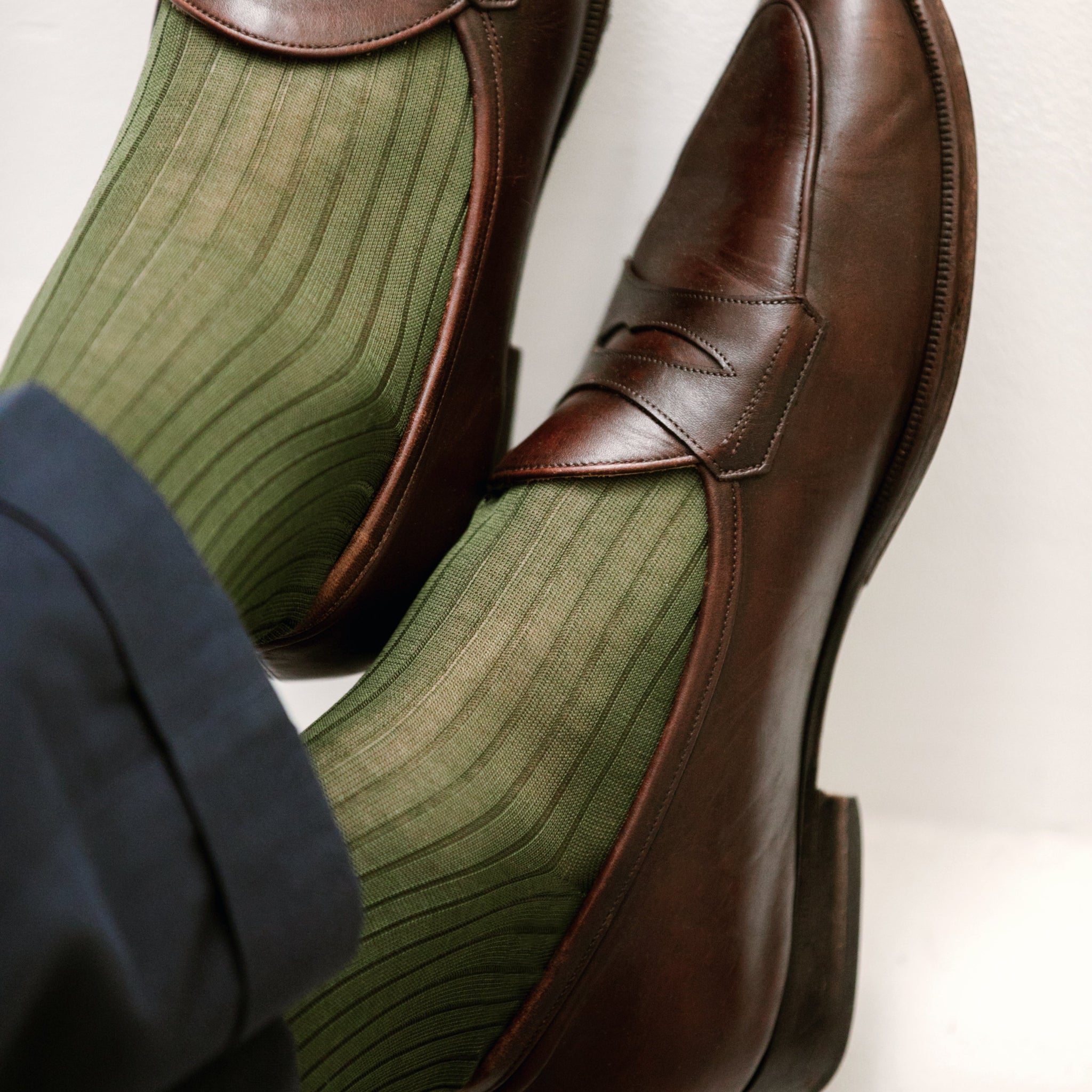 Verde caqui - Hilo de Escocia