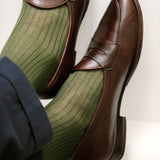 Verde caqui - Hilo de Escocia