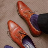 Dark Violet - Cotton Lisle