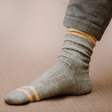 Kaki & Jaune - Lin & Coton