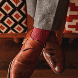 Gris & Rojo - Pata de gallo - Hilo de Escocia