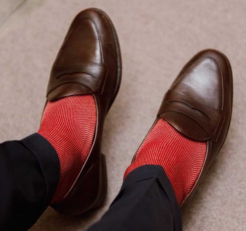 Birdseye socks – Mes Chaussettes Rouges