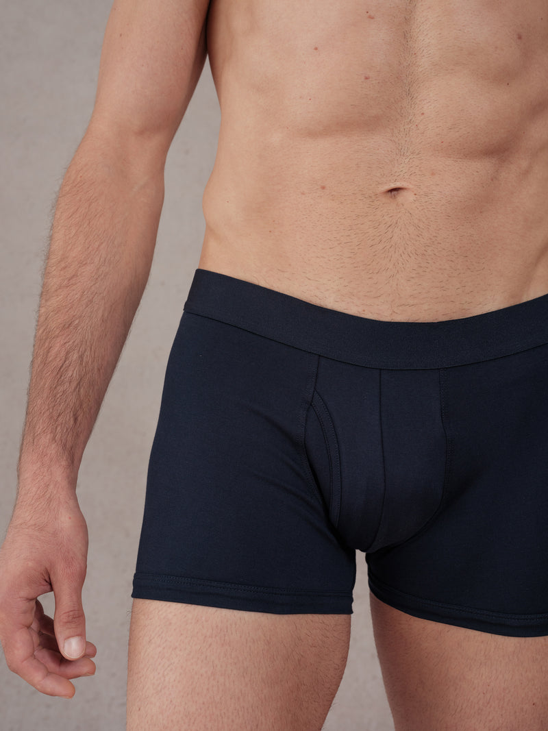 Boxer - Bleu marine - Coton biologique