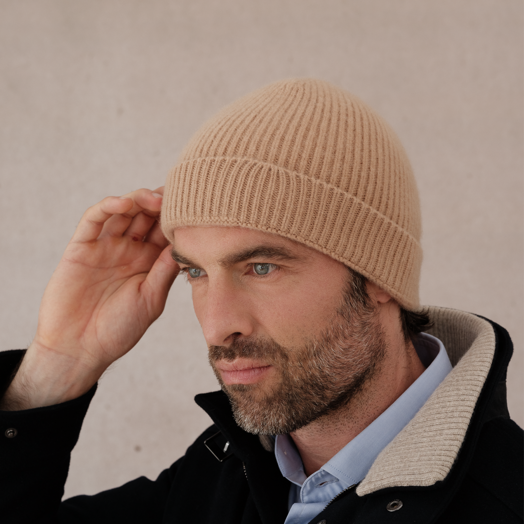 Camel - Mütze - 100% Kaschmir
