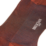 Brown &amp; Blue - Cotton lisle