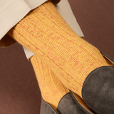 Jaune & Vert kaki - Color Block - Coton