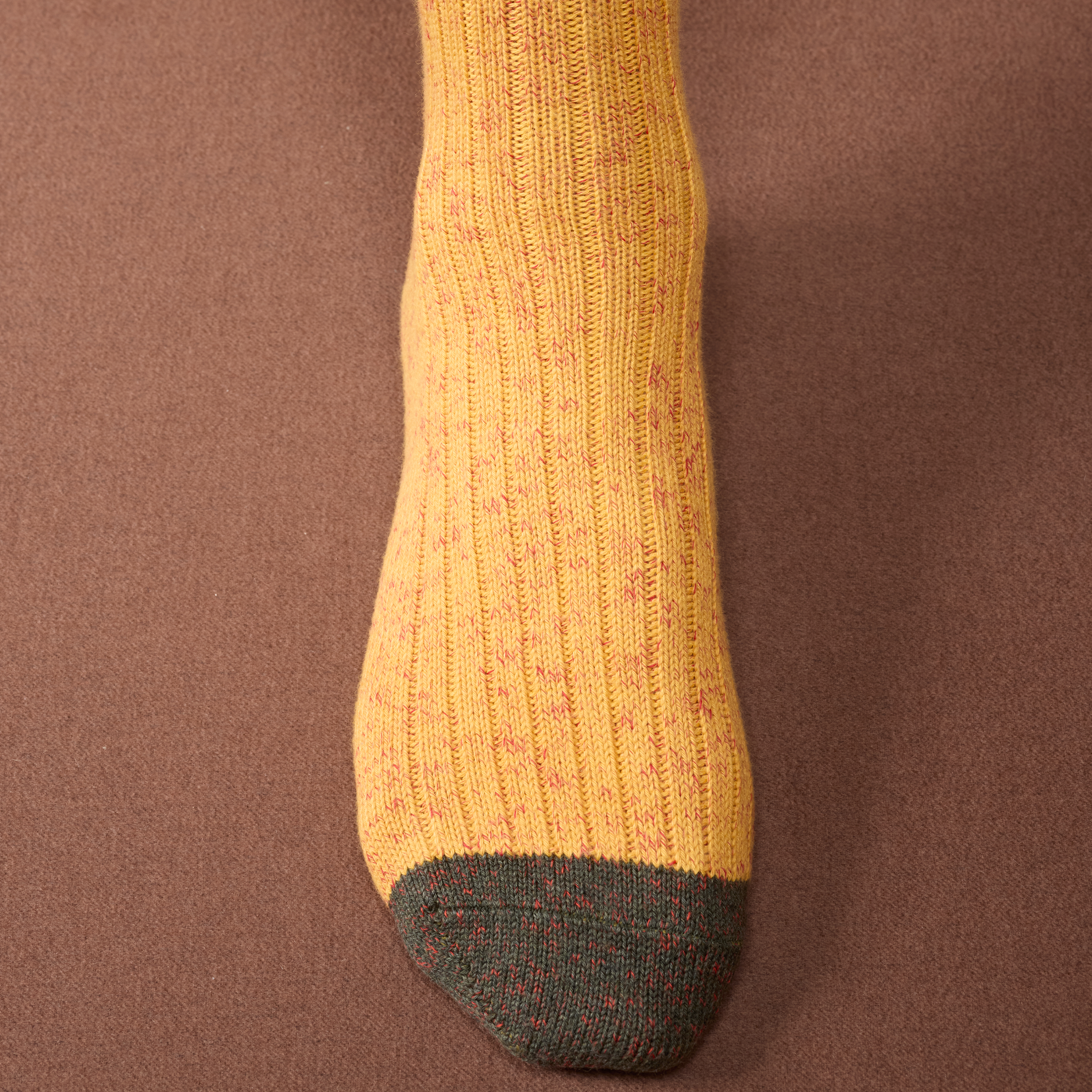 Gelb & Khakigrün – Color Block – Baumwolle