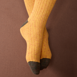 Jaune & Vert kaki - Color Block - Coton