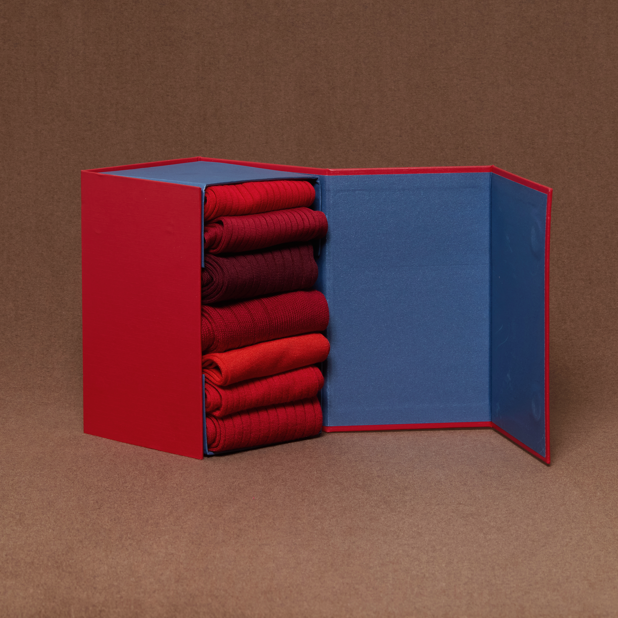 Coffret 7 nuances de rouge - Mi-mollet