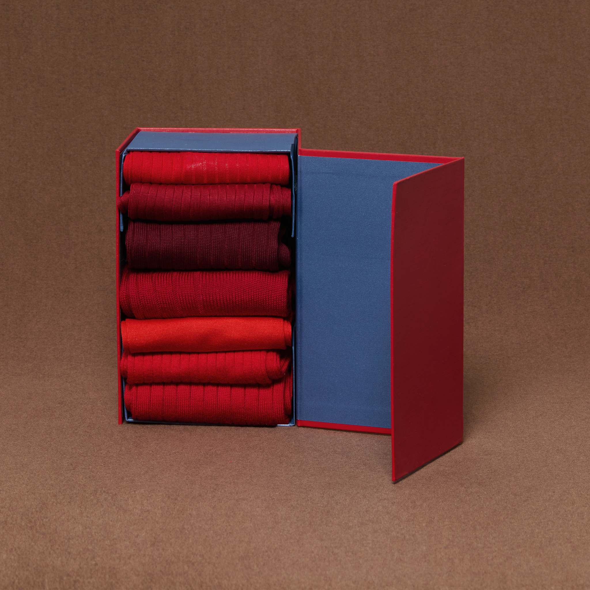 Coffret 7 nuances de rouge - Mi-mollet