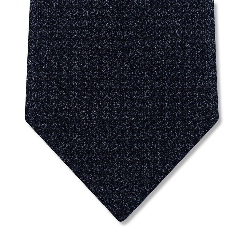 Cravate grenadine bleu marine - Soie