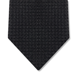 Black grenadine tie - Silk