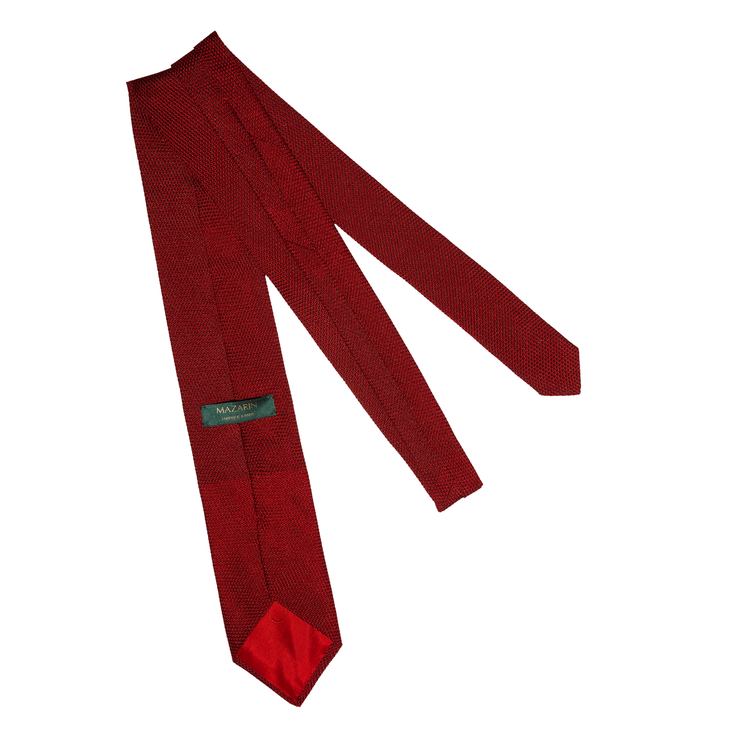 Cravate Missoni 100% Soie Rouge Uni - Largeur 3,25 Pouces, Neuf Sans étiquette