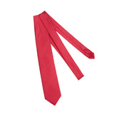 Corbata Roja & Beige – Motivo de Lunares – Seda