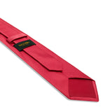 Corbata Roja & Beige – Motivo de Lunares – Seda