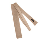 Corbata de punto – Beige – Lana