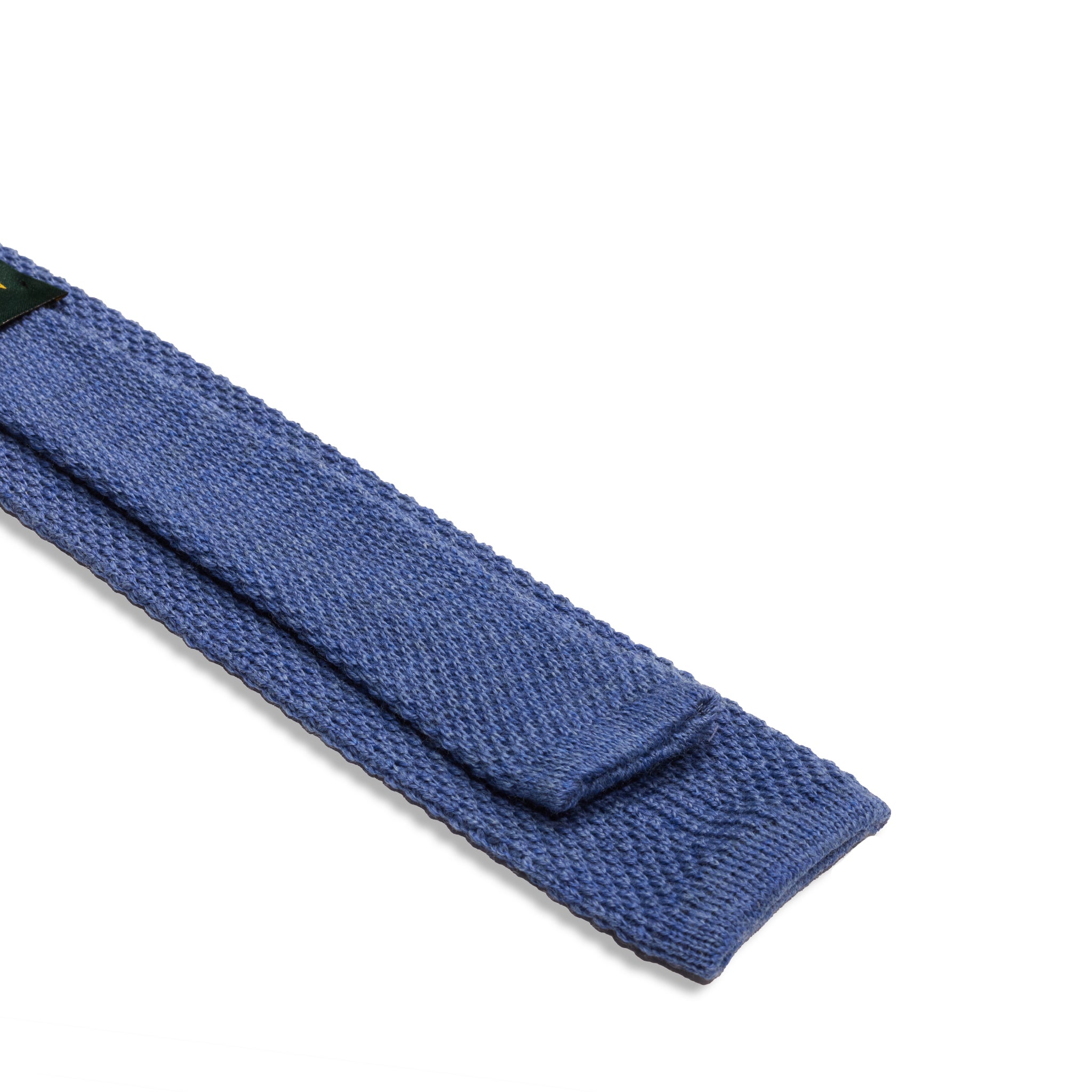 Strickkrawatte - Himmelblau - Wolle
