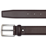 Dark brown - Silver buckle - Calfskin