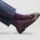 Aubergine & Burgundy – Cotton Lisle