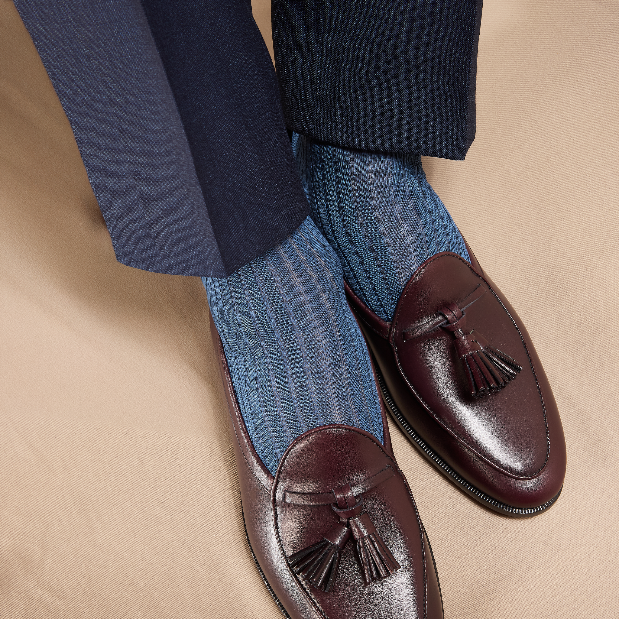 Steel Blue – Lisle Cotton