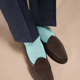 Turquoise Blue – Lisle Cotton