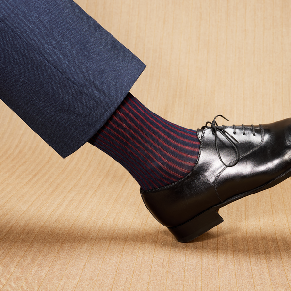 Marine & Bordeaux - Fil d'Écosse