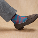 Turquesa y Rojo – Hilo de Escocia