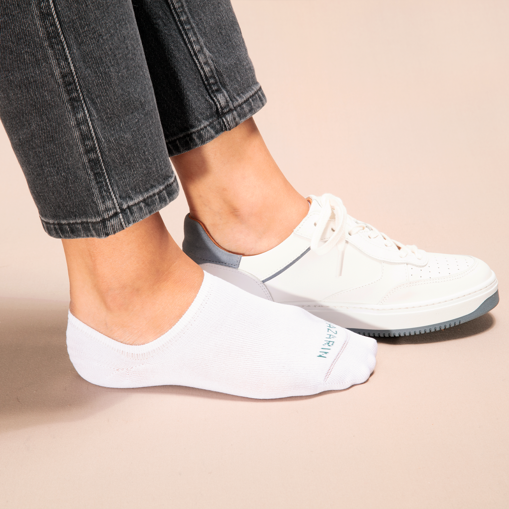 Weiß - Sneaker - Super-Solid Fil d'Écosse Baumwolle