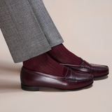 Burgundy - Cotton Lisle