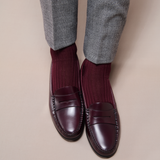 Burgundy - Cotton Lisle
