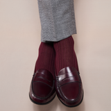 Burgundy - Cotton Lisle