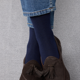 Bleu marine - Laine & Cachemire