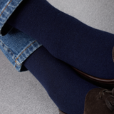 Bleu marine - Laine & Cachemire