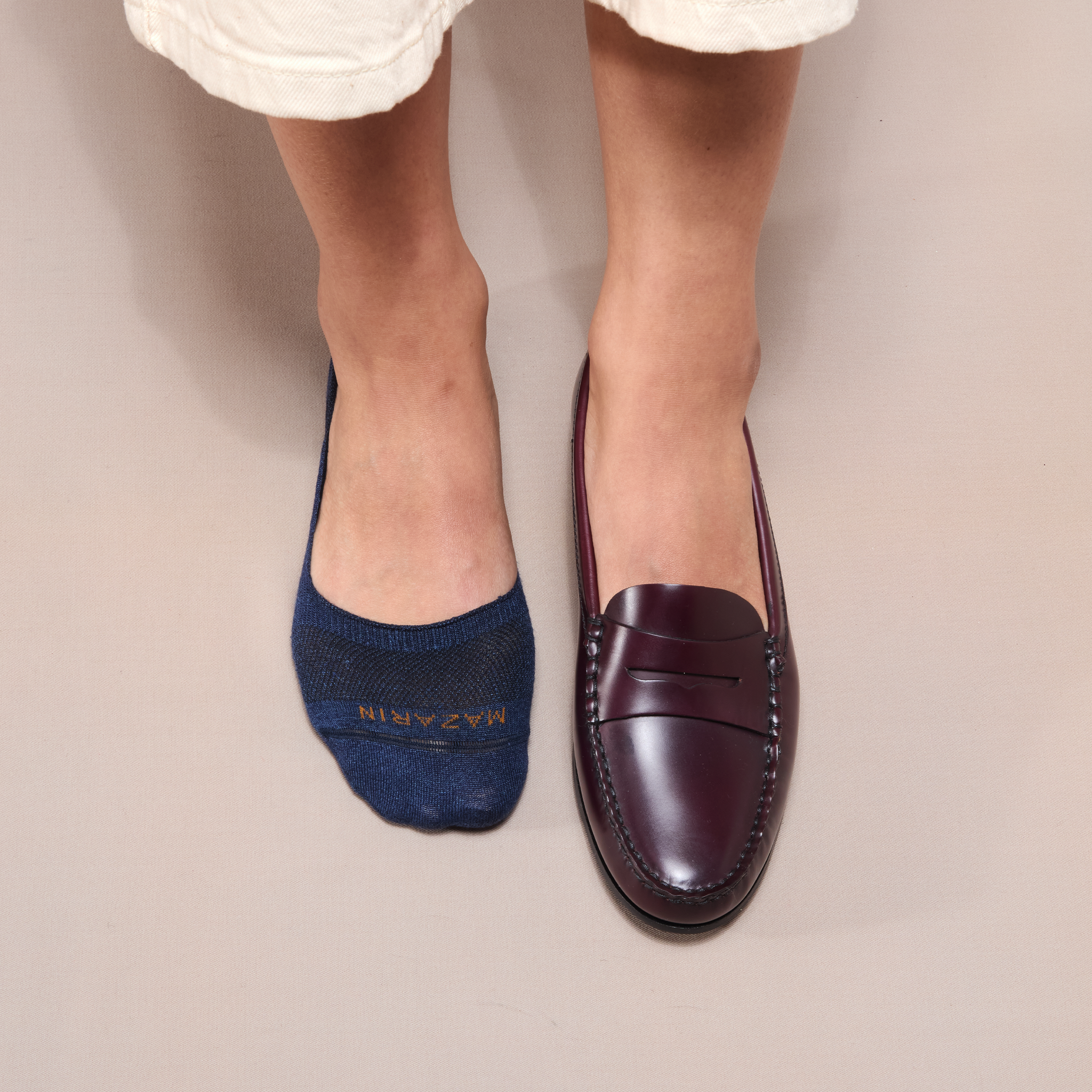 Bleu nuit - Mocassin