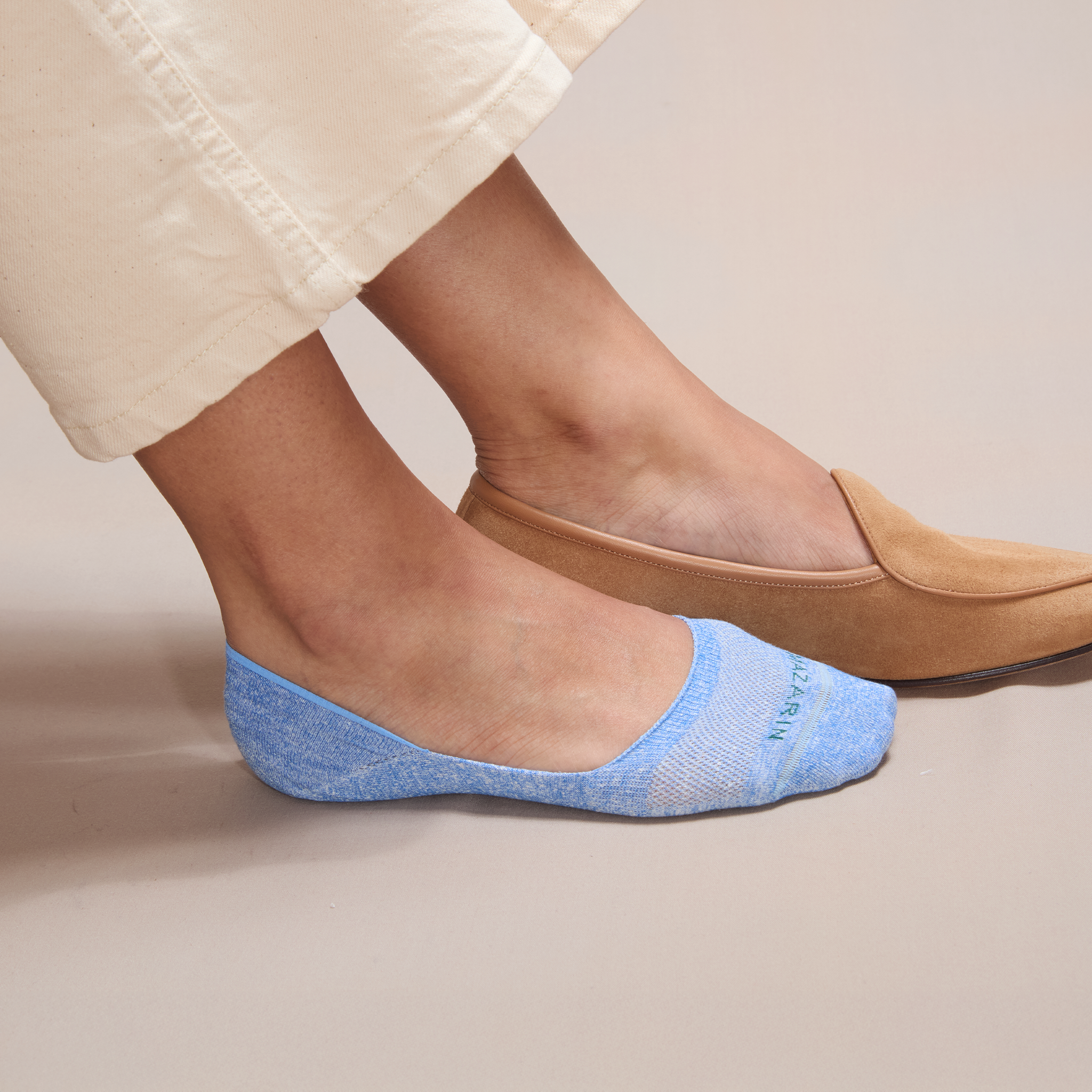 Bleu ciel - Mocassin