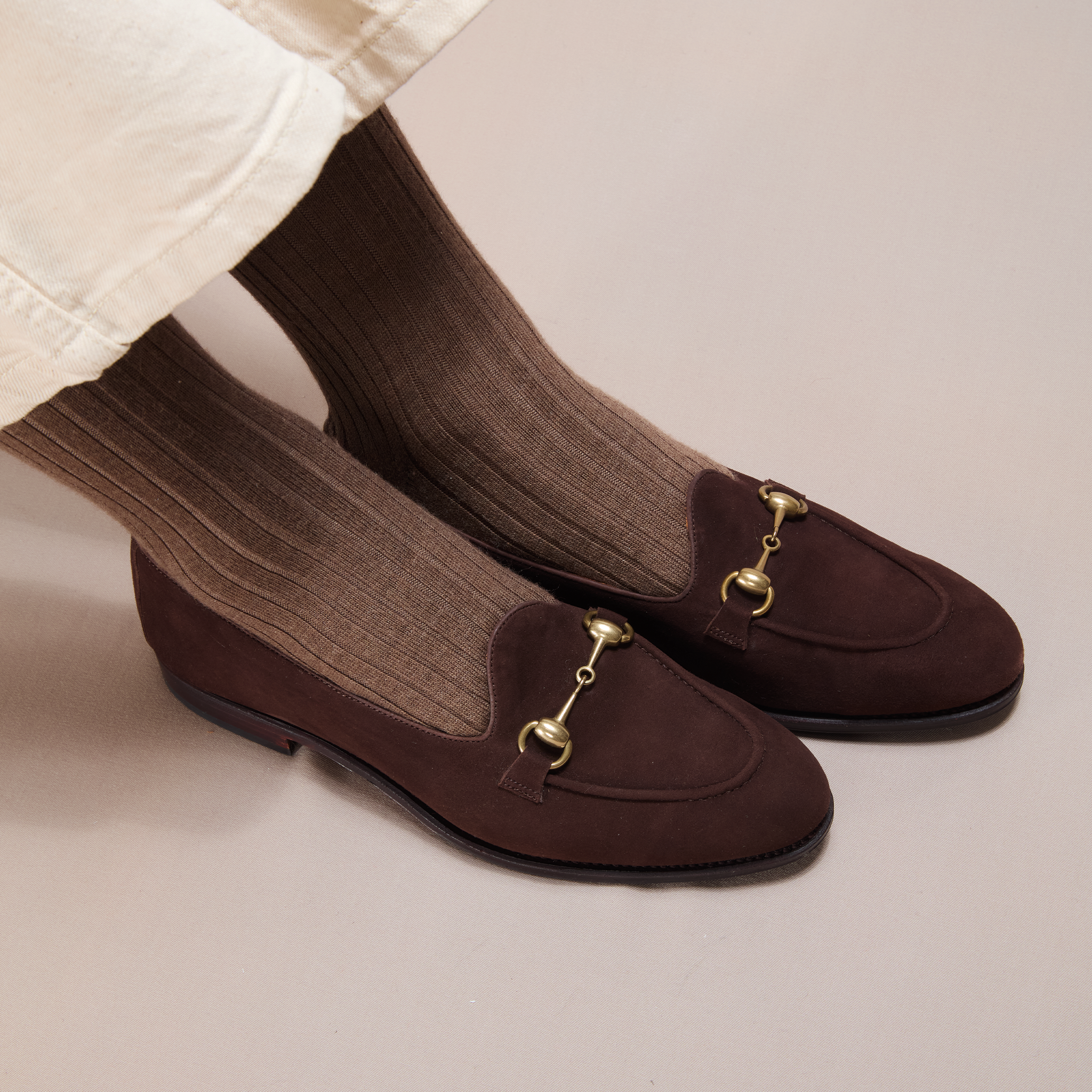Taupe - Superfeste Wolle