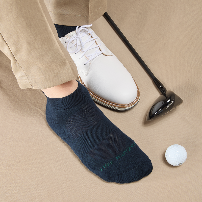 Marine & Vert - Golf - Coton