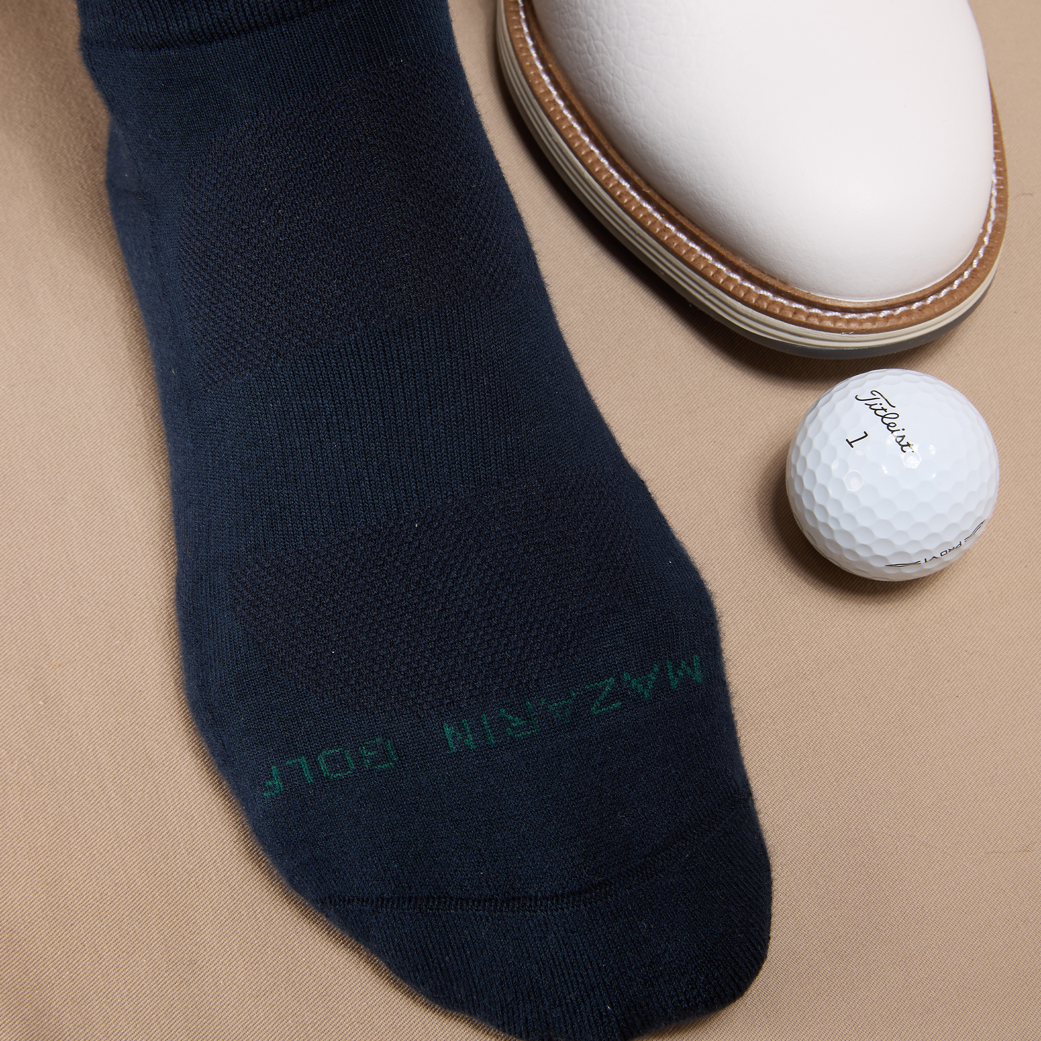Marineblau & Grün - Golf - Baumwolle