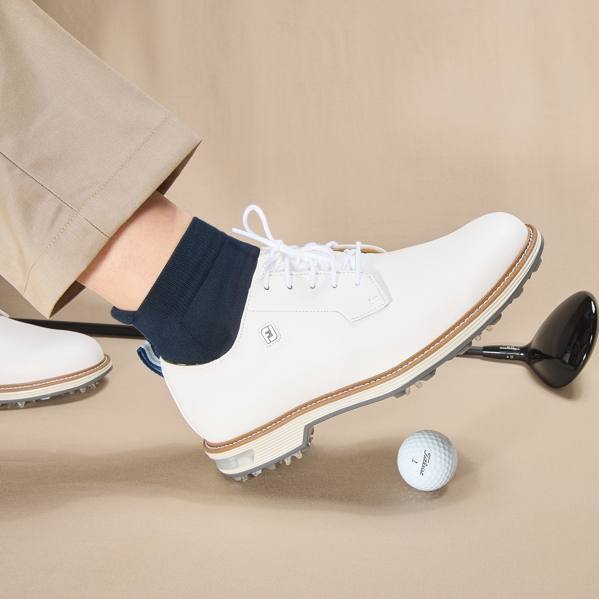 Marineblau & Grün - Golf - Baumwolle