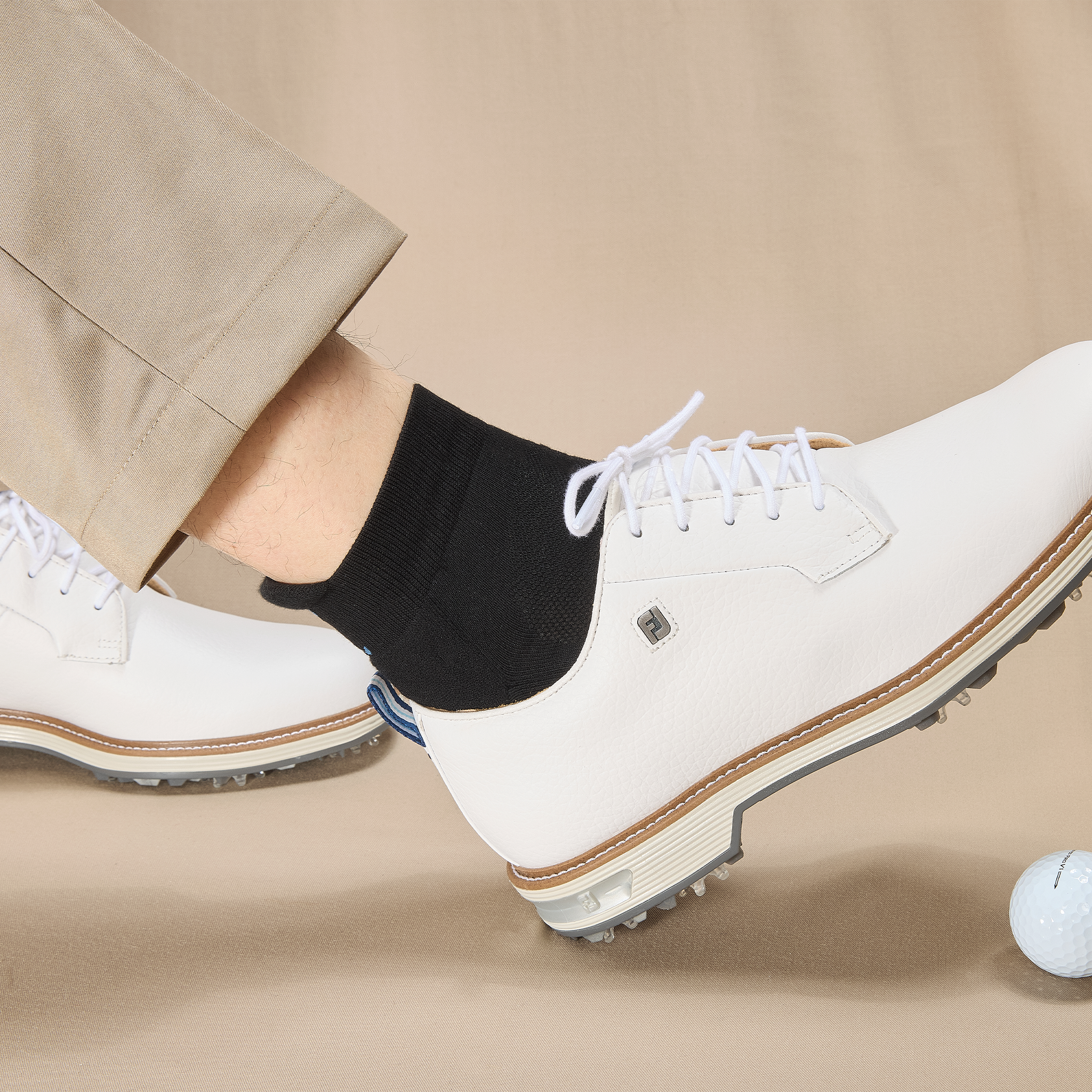 Schwarz & Himmelblau - Golf - Baumwolle