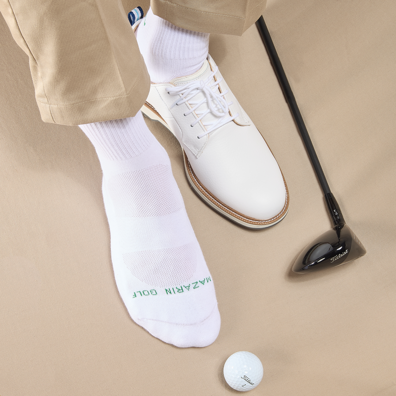Blanc & Vert vif - Golf - Coton