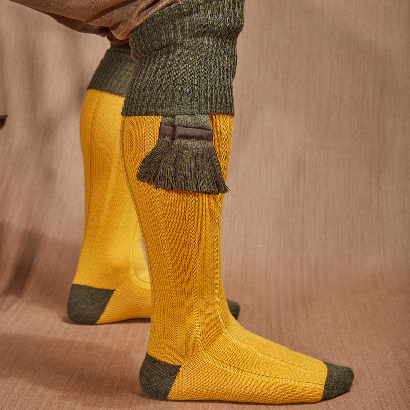 Yellow & Khaki - Wool