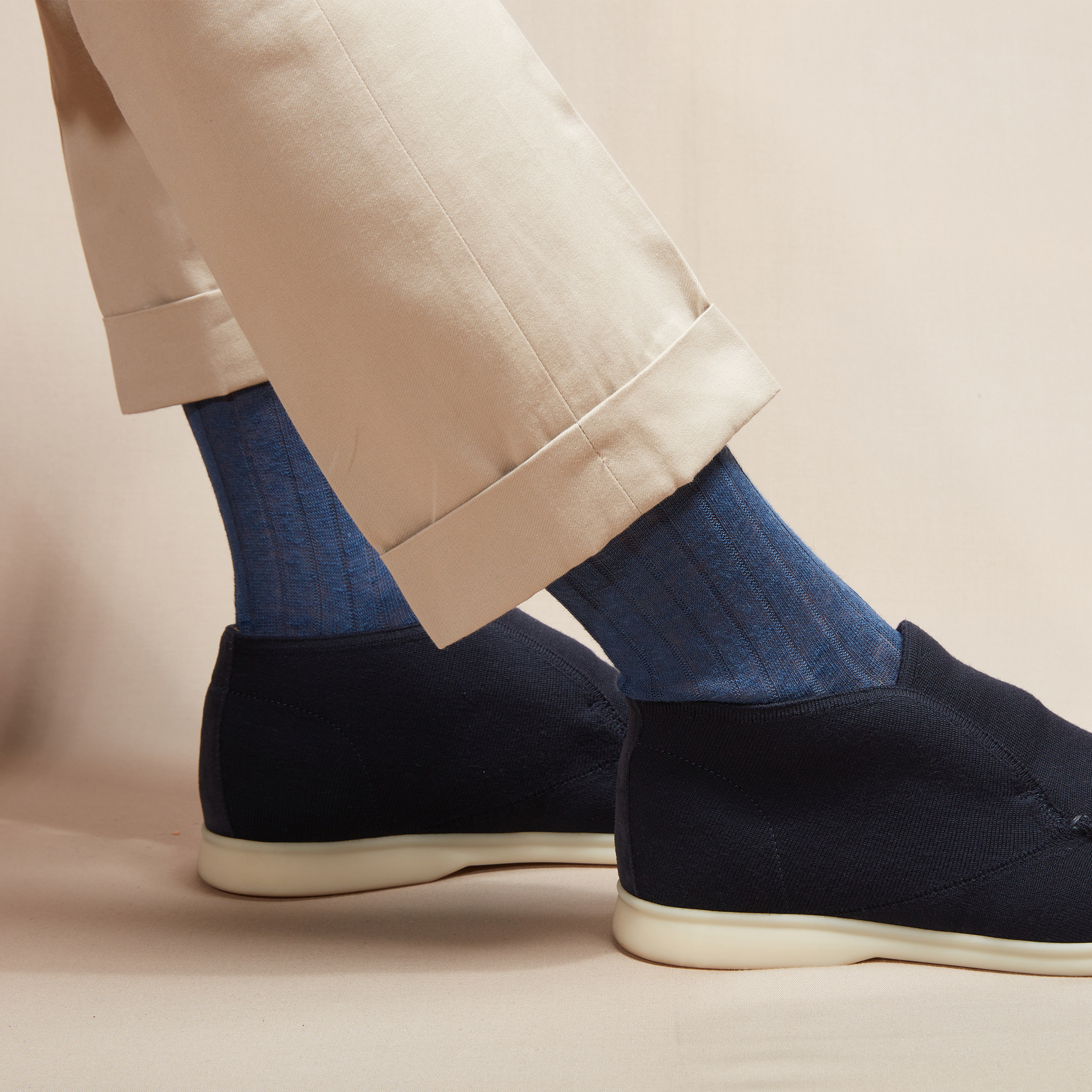 Blau denim - Leinen